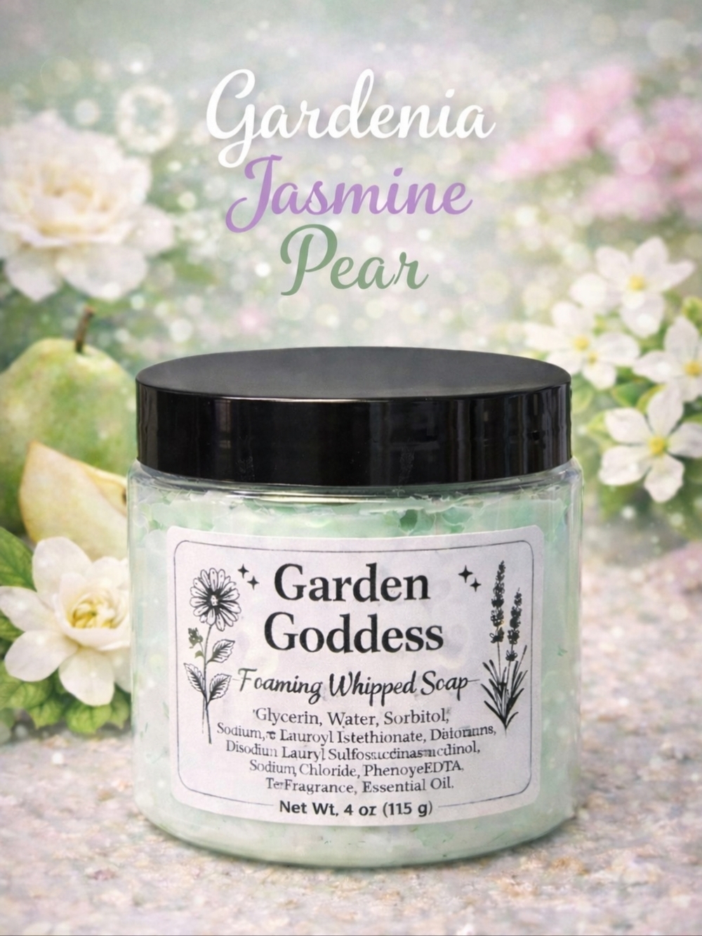 LAST ONE!4oz  Hand Crafted Whipped Glycerin Foaming Soap BASIC BETCH VANILLA - Picture 8 of 11